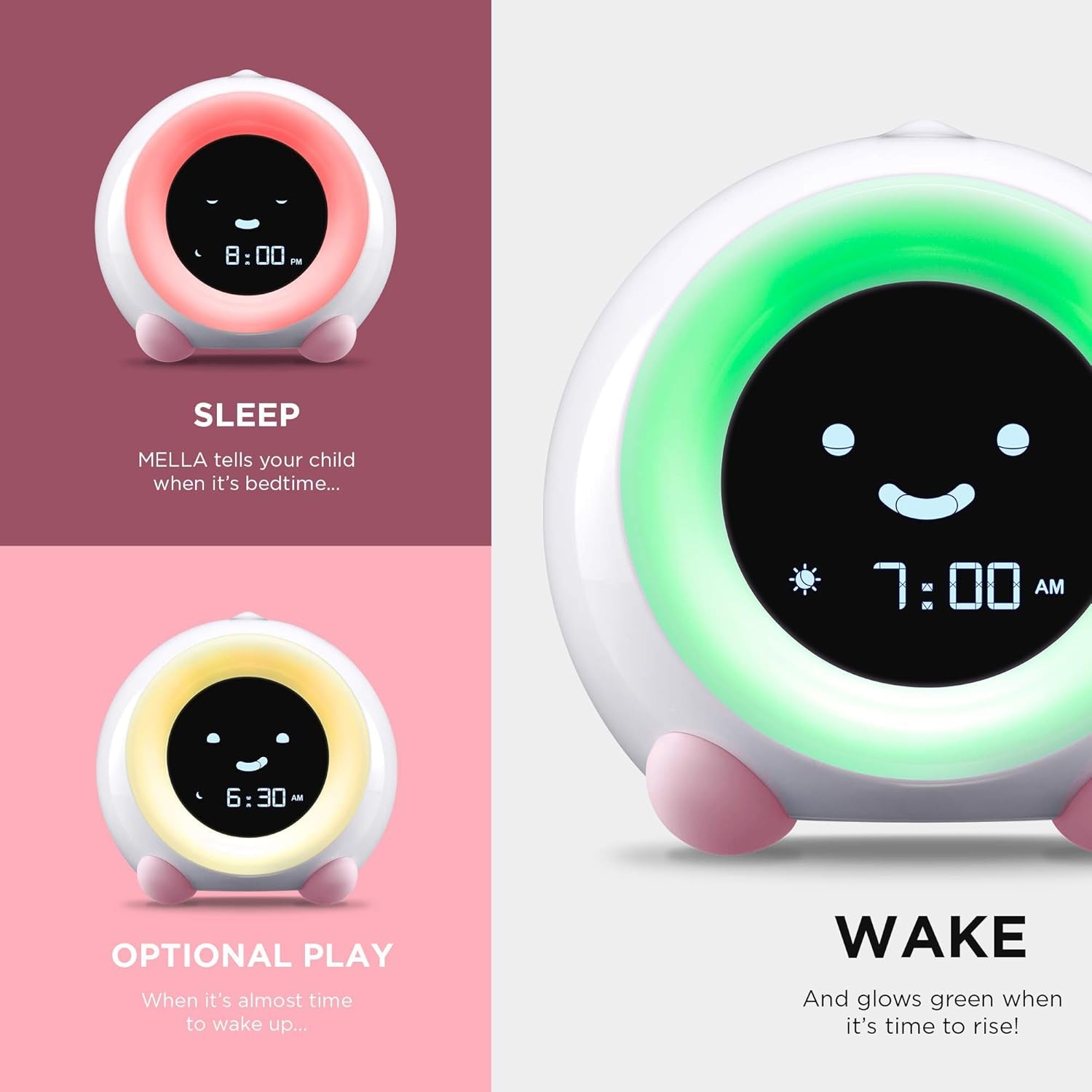 Mella Sleep Trainer Clock