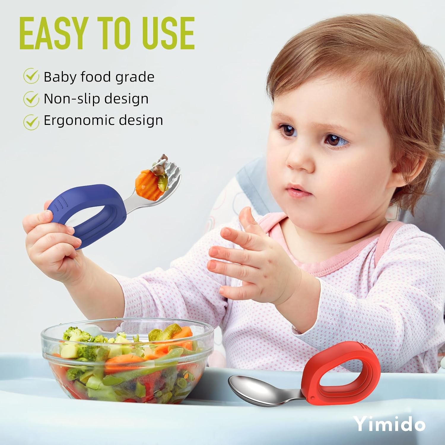 Lillycare Toddler Self-Feeding Utensil Set