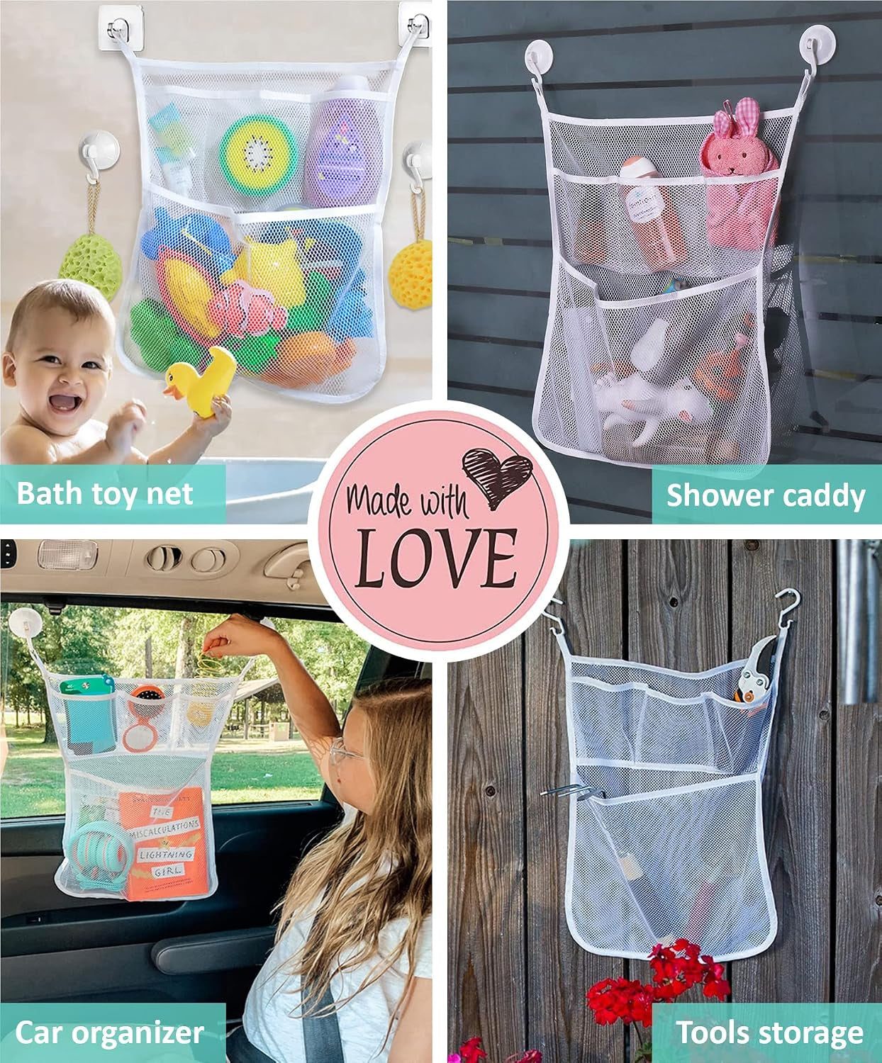 Bath Toy Mesh Organizer