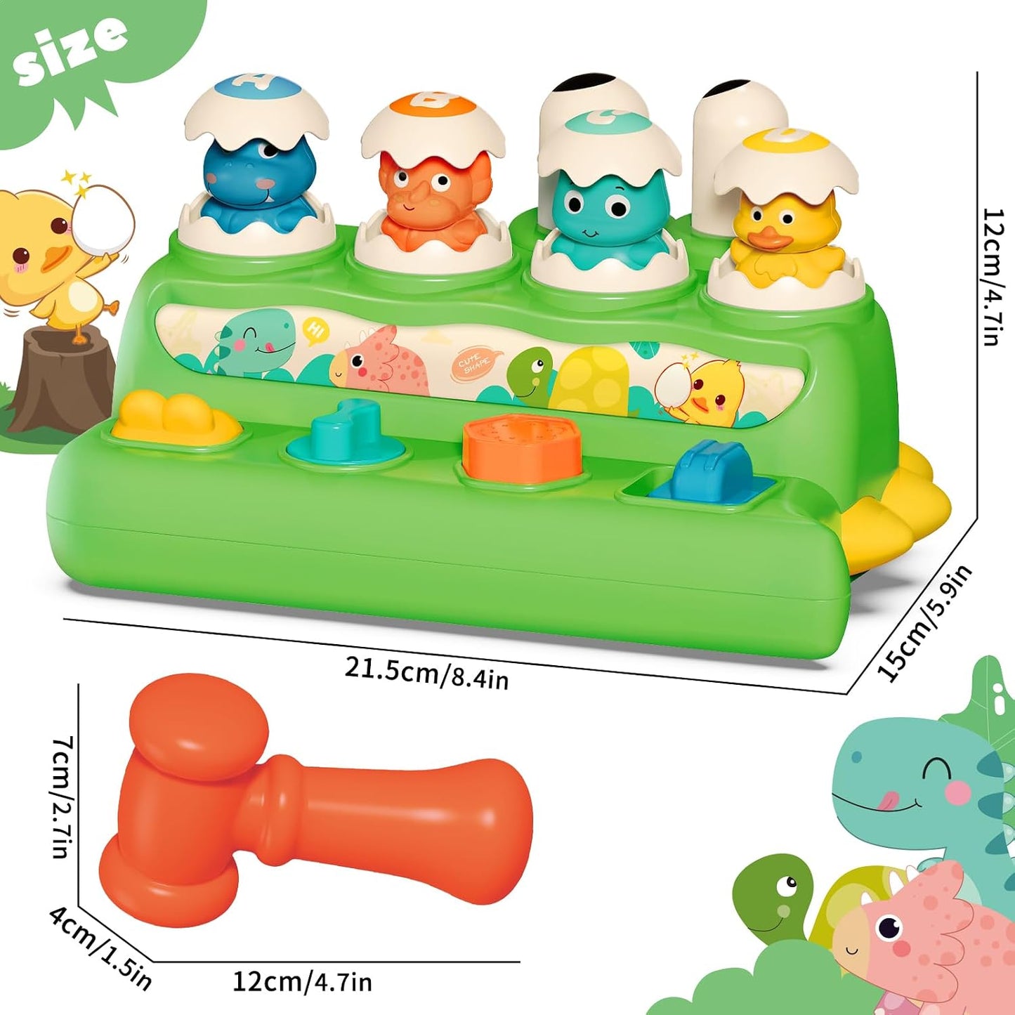 Interactive Cause and Effect Pop-Up Toy