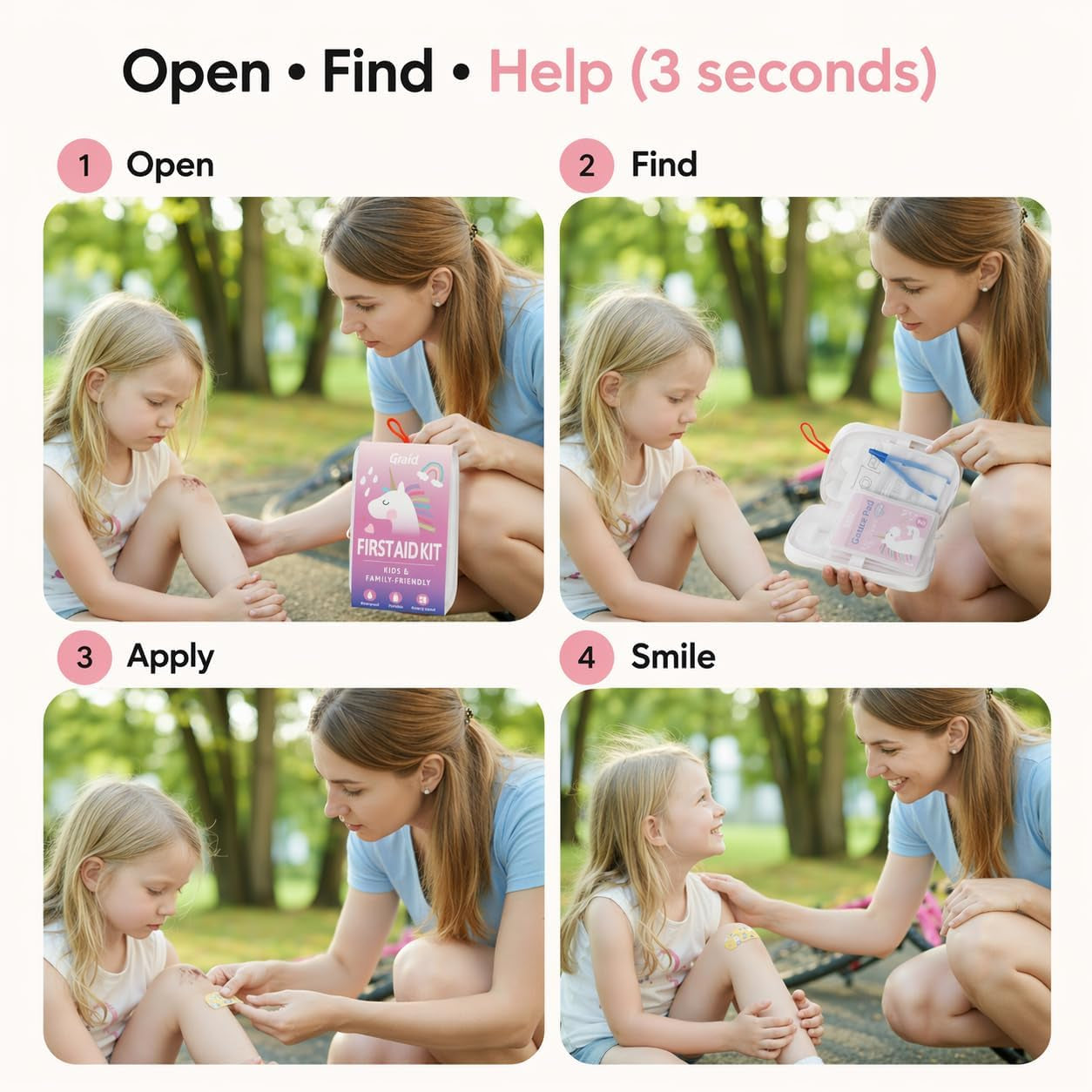 Kids Travel First Aid Kit