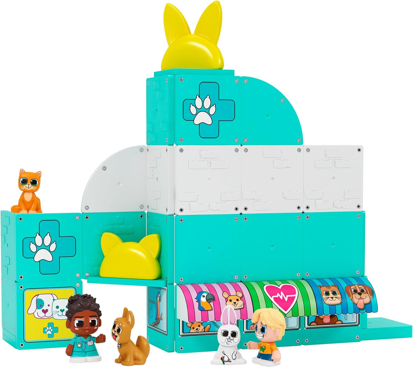 Pet Vet Magnetic Tiles Set