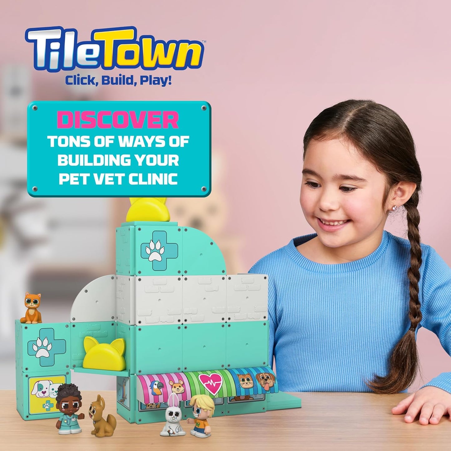 Pet Vet Magnetic Tiles Set