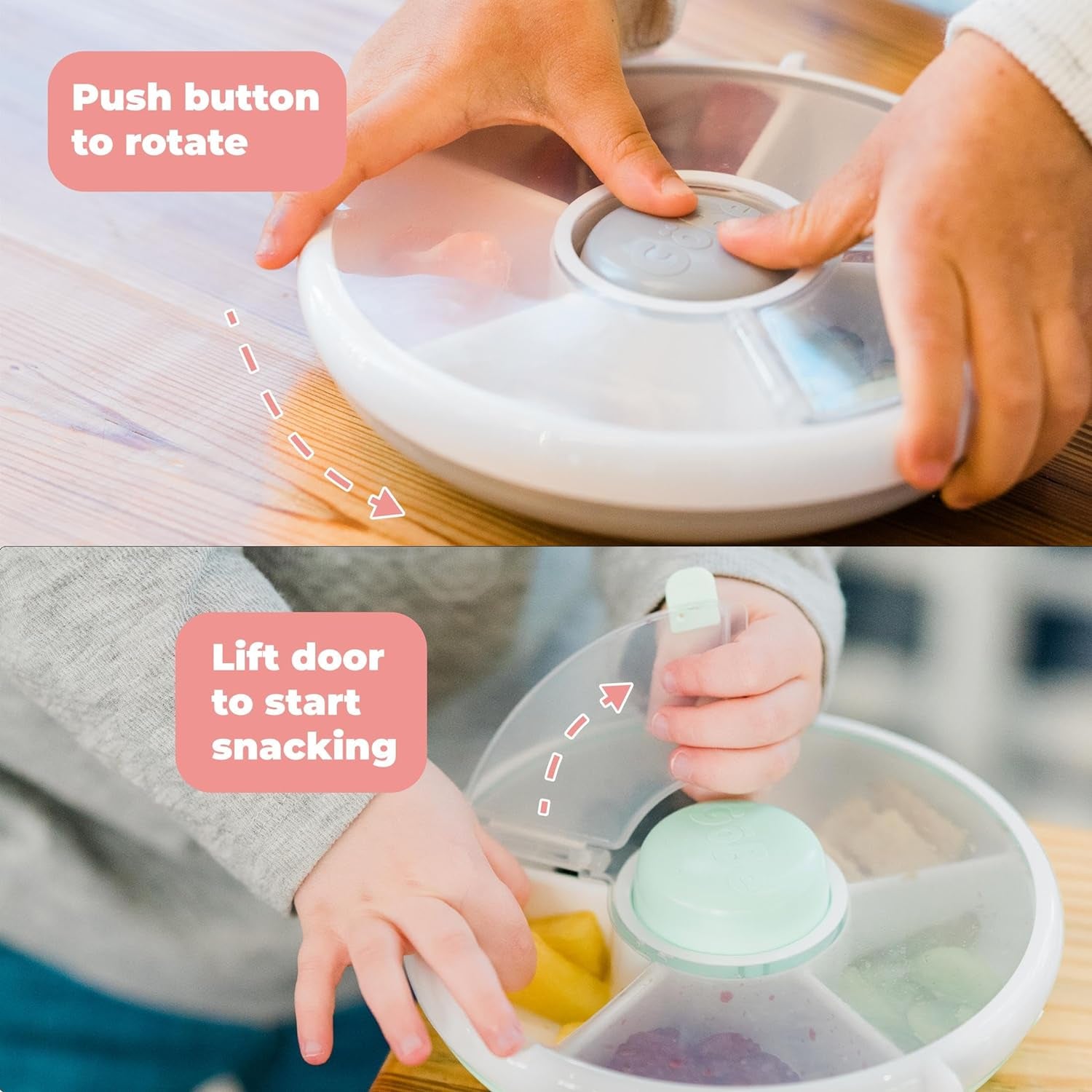 Kids Snack Spinner 5-Compartment