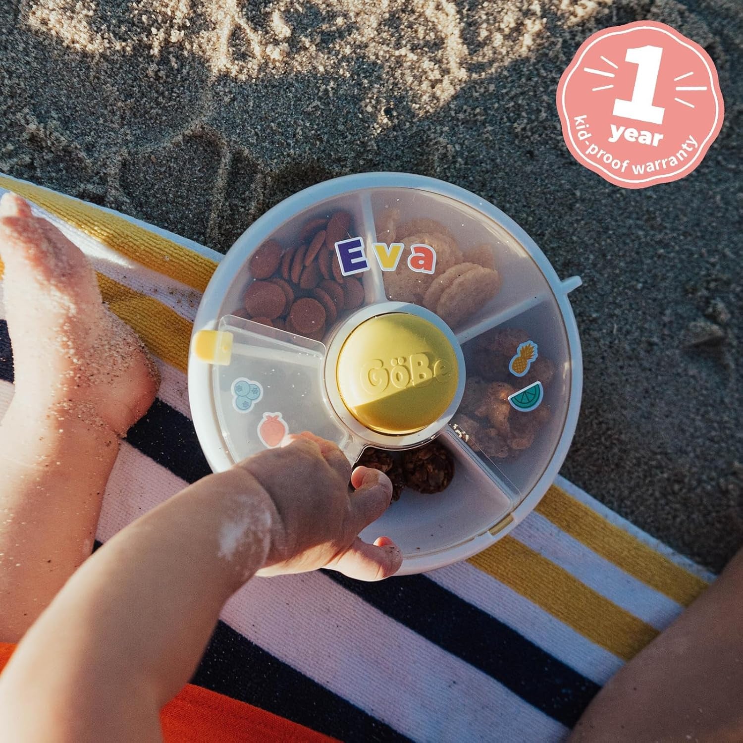 Kids Snack Spinner 5-Compartment