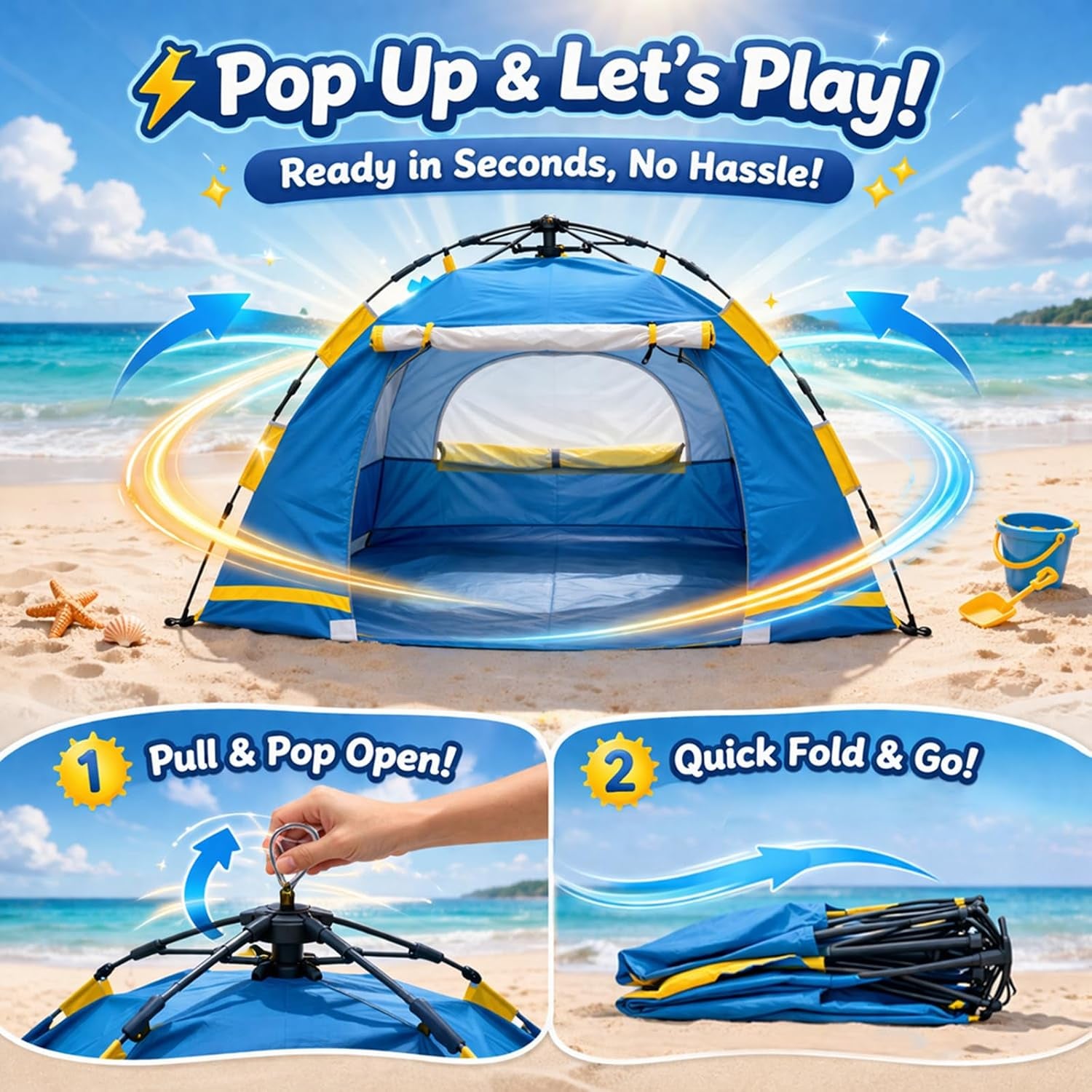 Baby Beach Tent Pop up Sun Shelter
