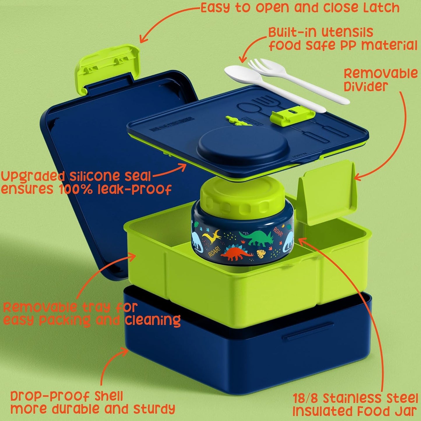 Kids Bento Lunch Box