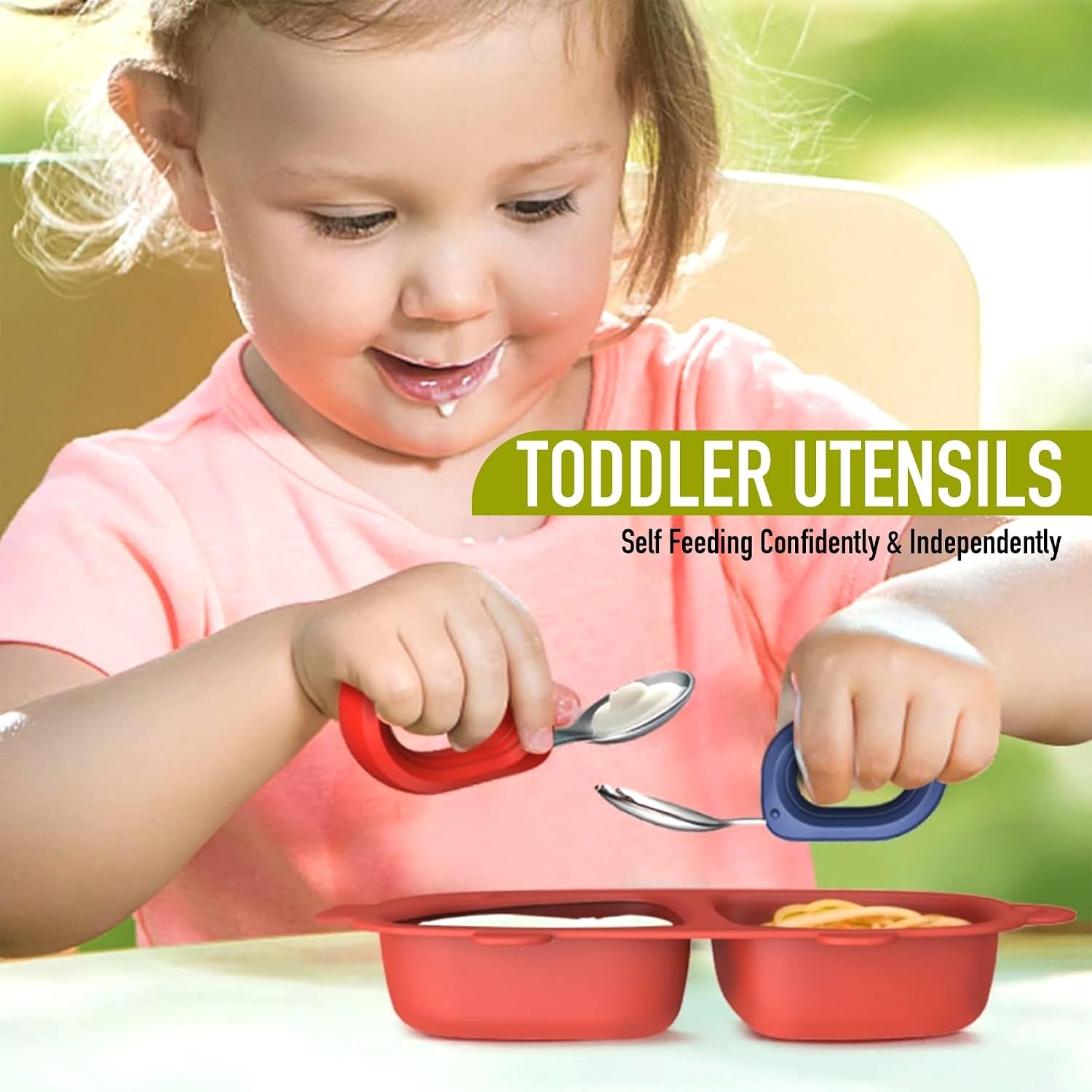 Lillycare Toddler Self-Feeding Utensil Set