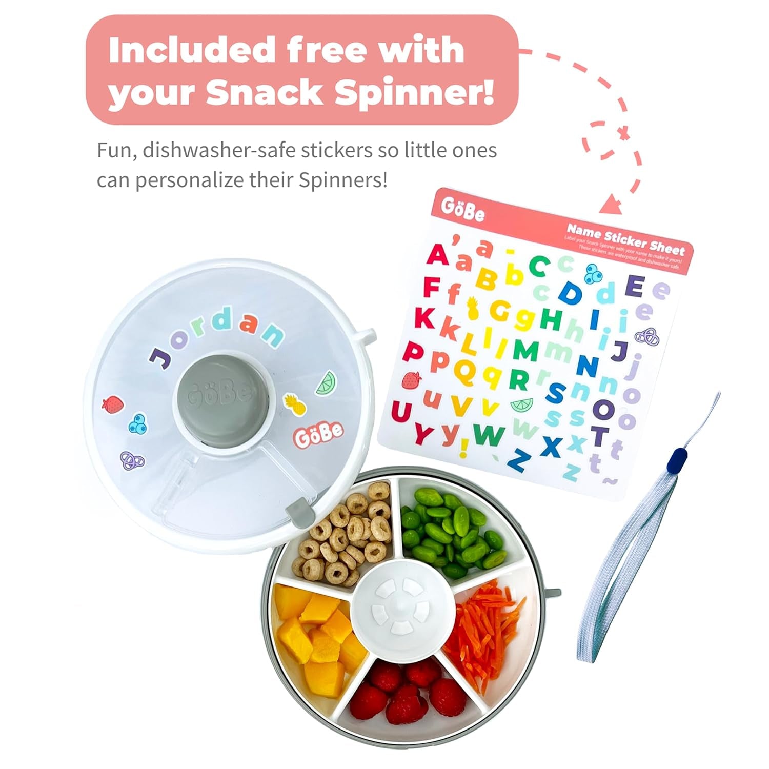 Kids Snack Spinner 5-Compartment
