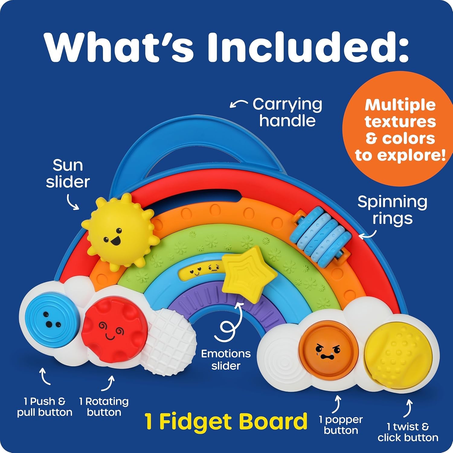 Rainbow Busy Board