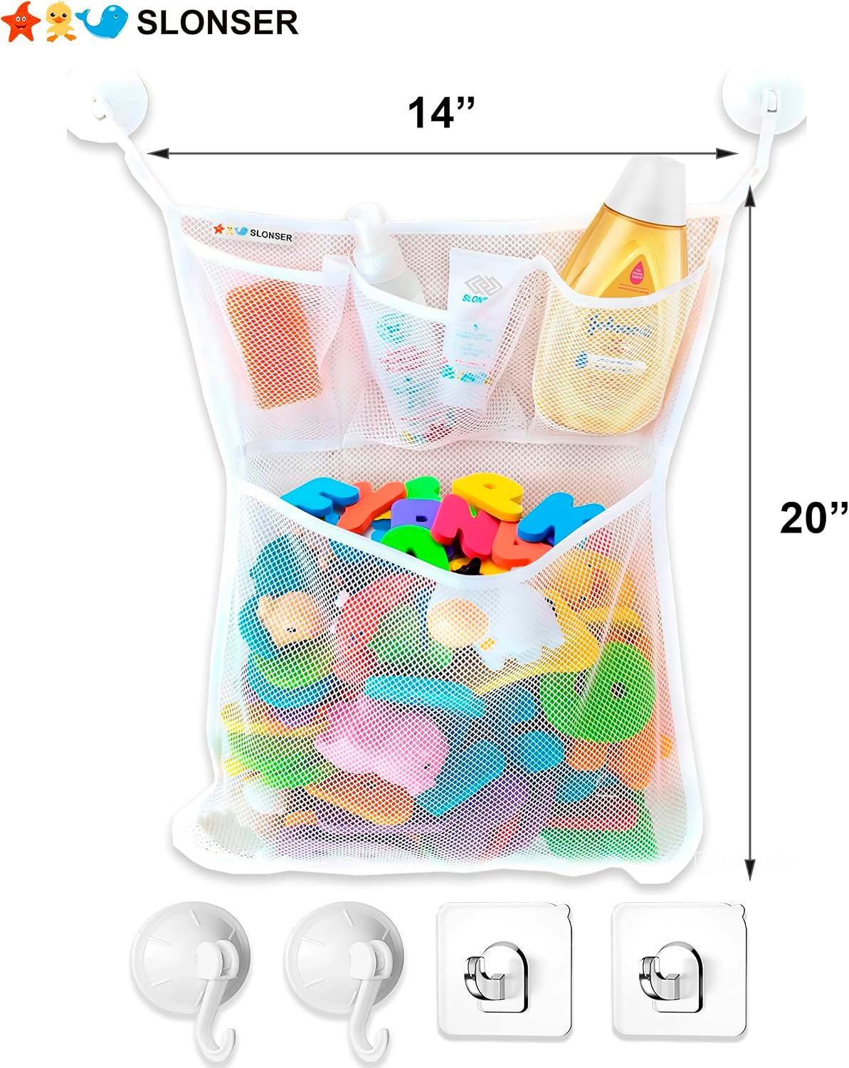 Bath Toy Mesh Organizer