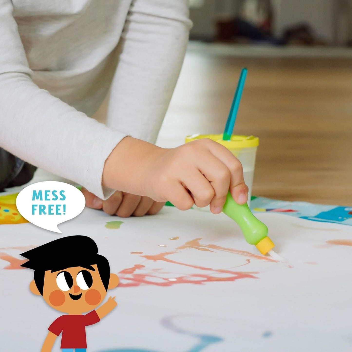 Jumbo Rainbow Water Doodle Mat