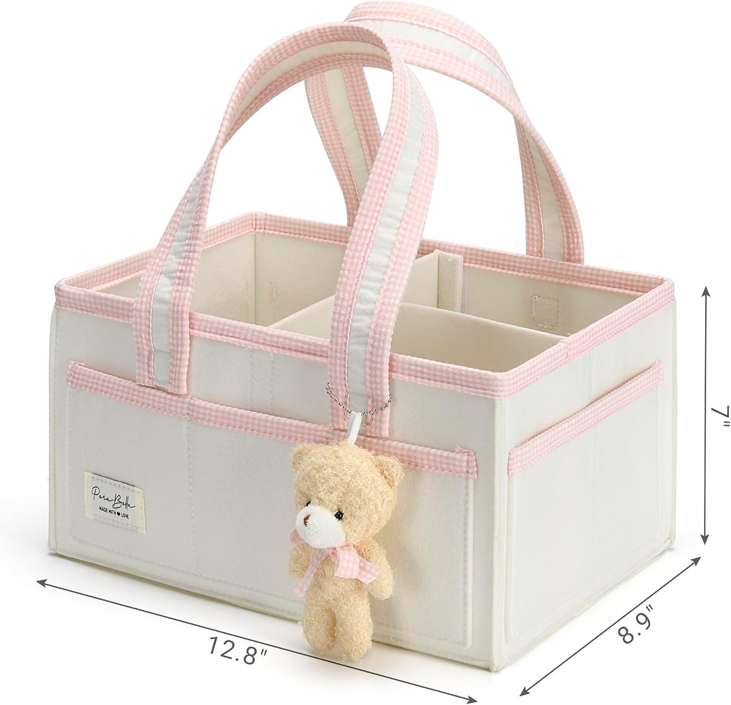 Felt Diaper Caddy Organizer