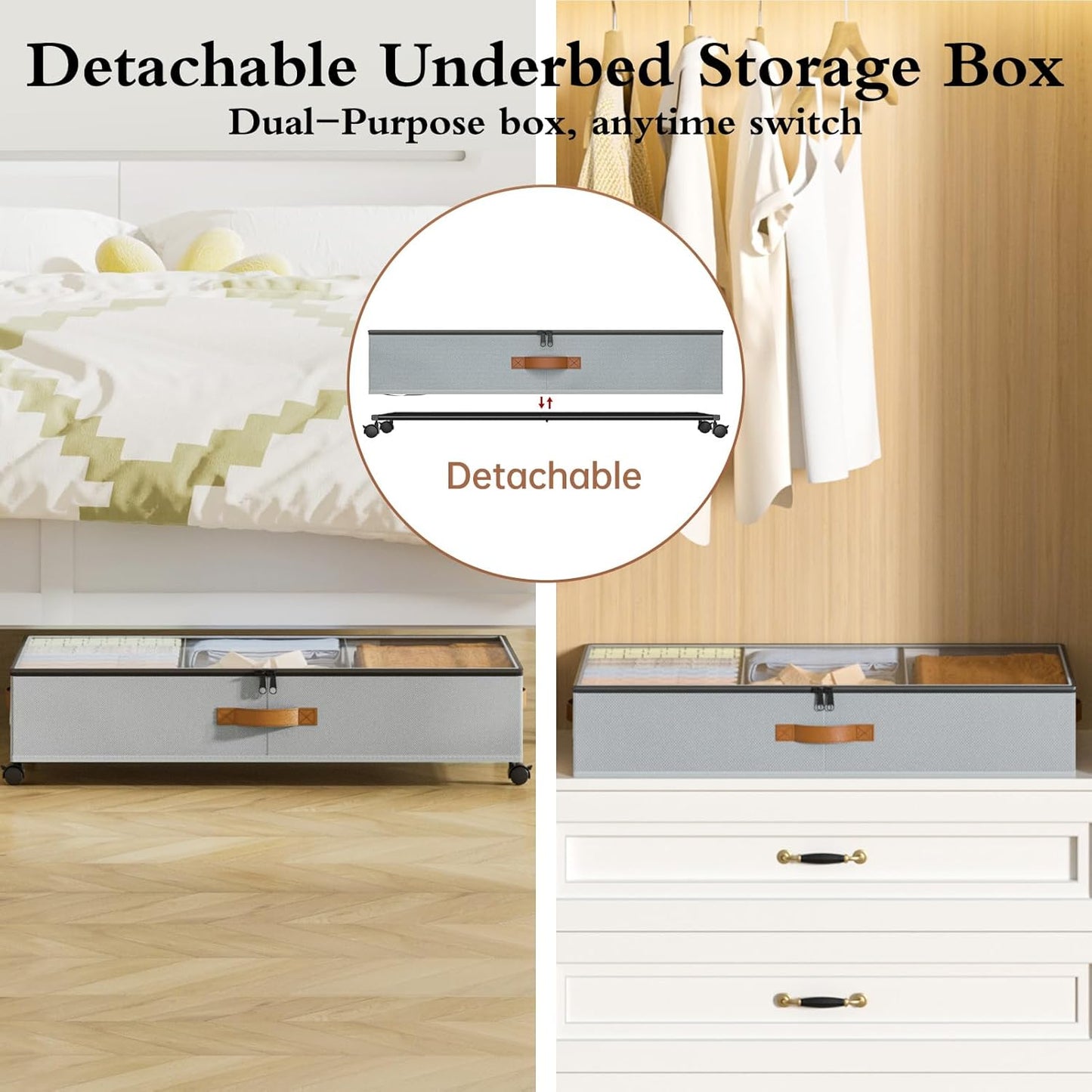 Rolling Under-Crib Storage Drawer – Smart Nursery Organizer
