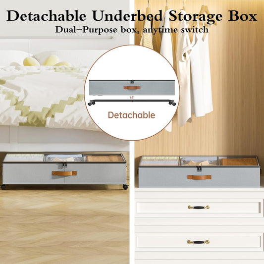 Rolling Under-Crib Storage Drawer – Smart Nursery Organizer