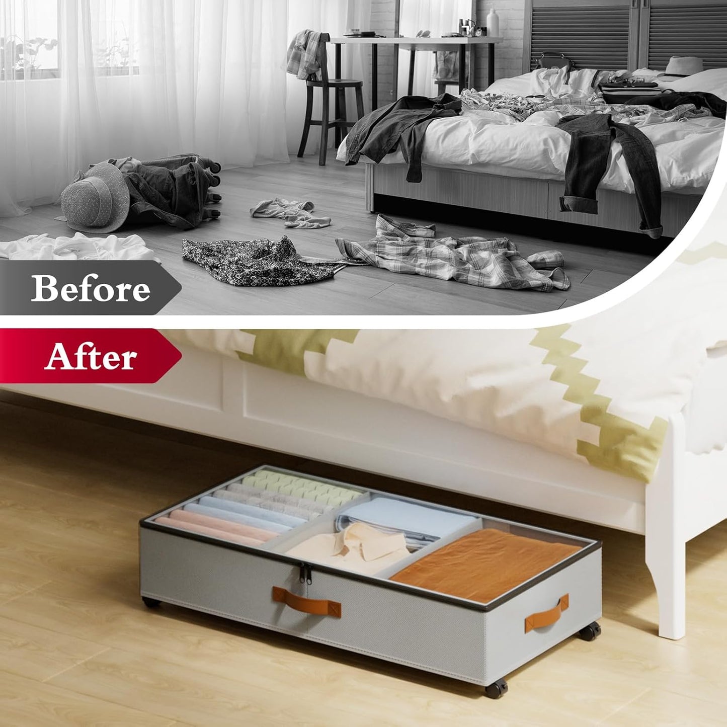 Rolling Under-Crib Storage Drawer – Smart Nursery Organizer