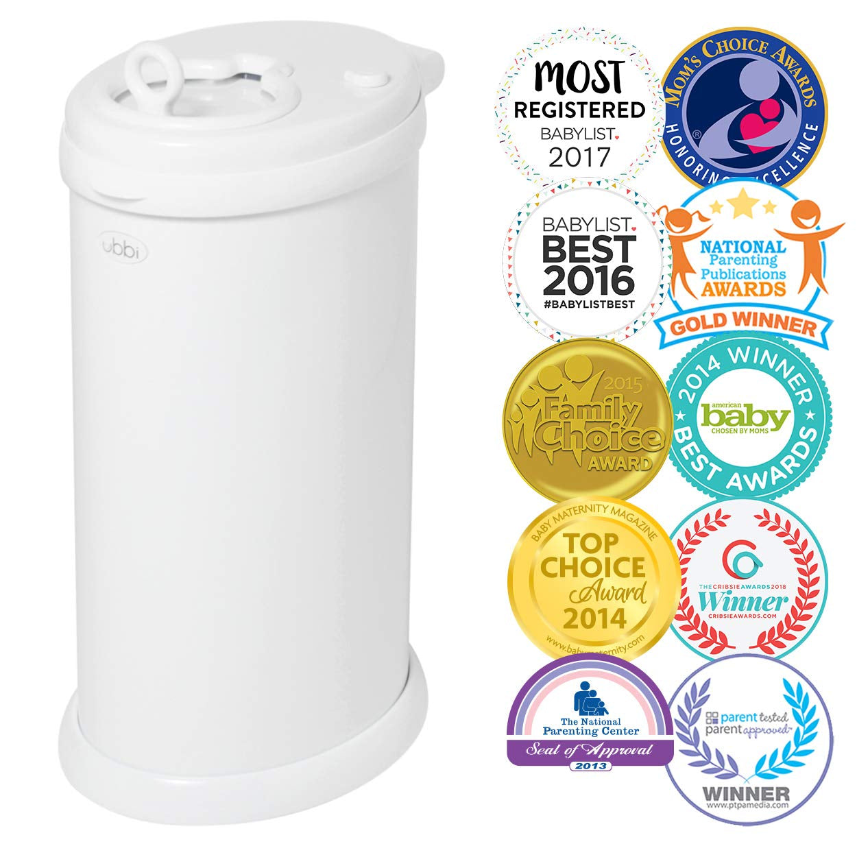 Steel Diaper Pail Odor Locking