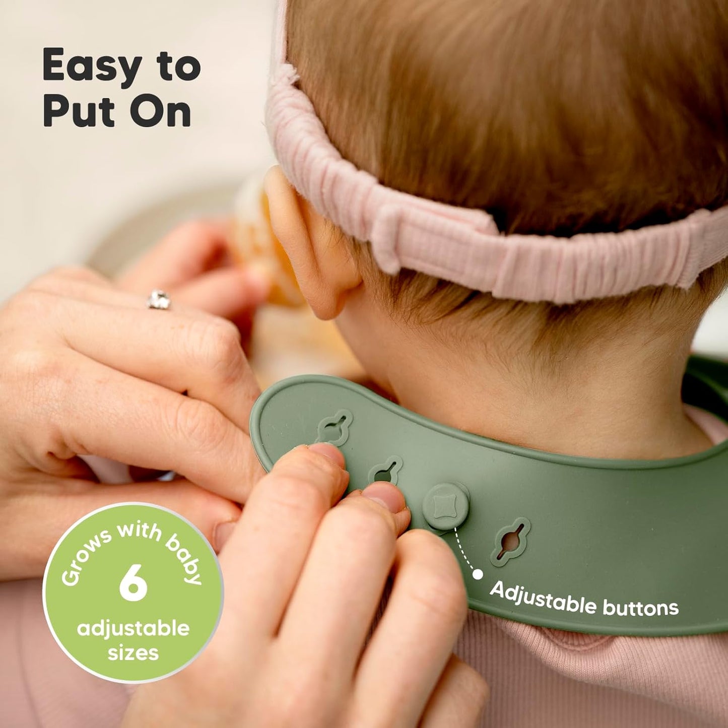 2-Pack Silicone Bibs