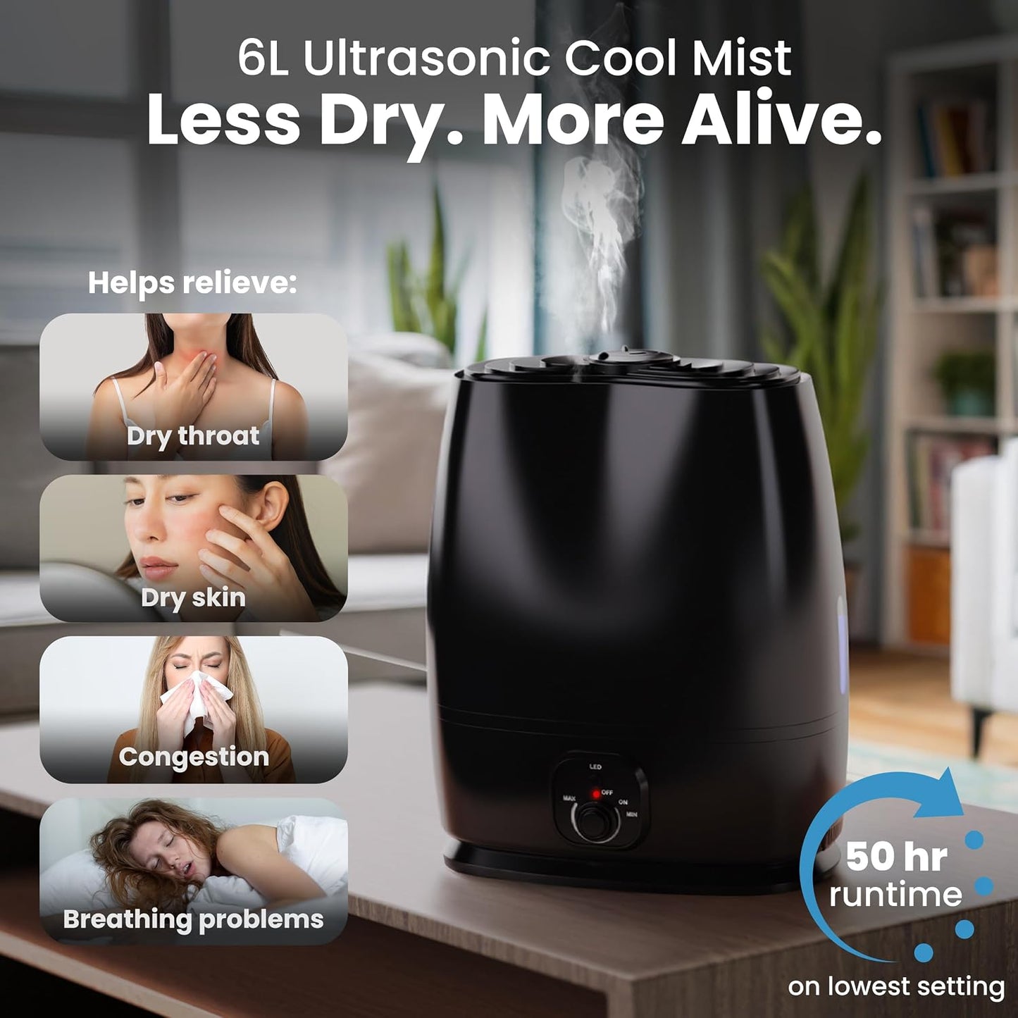 6L Humidifier for Nursery