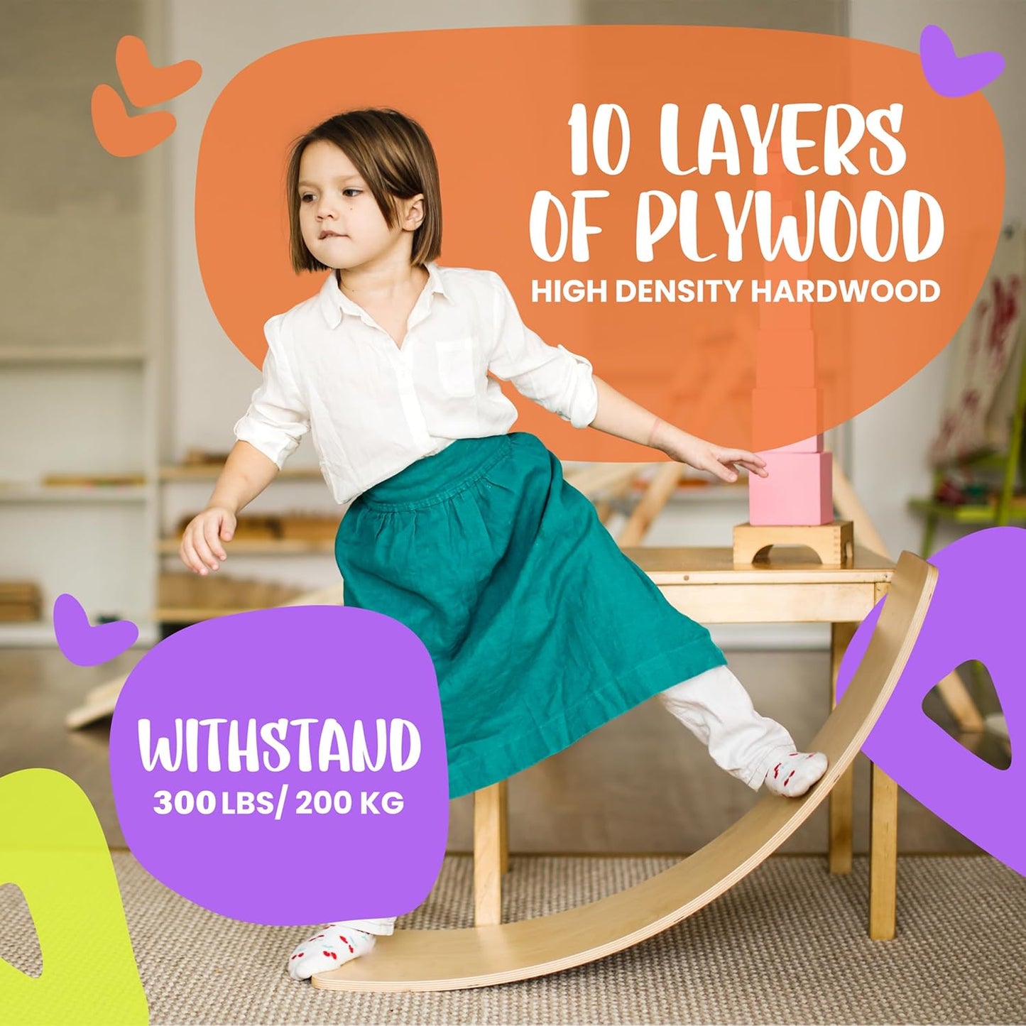 Ultimate Wooden Wobble Balance Board
