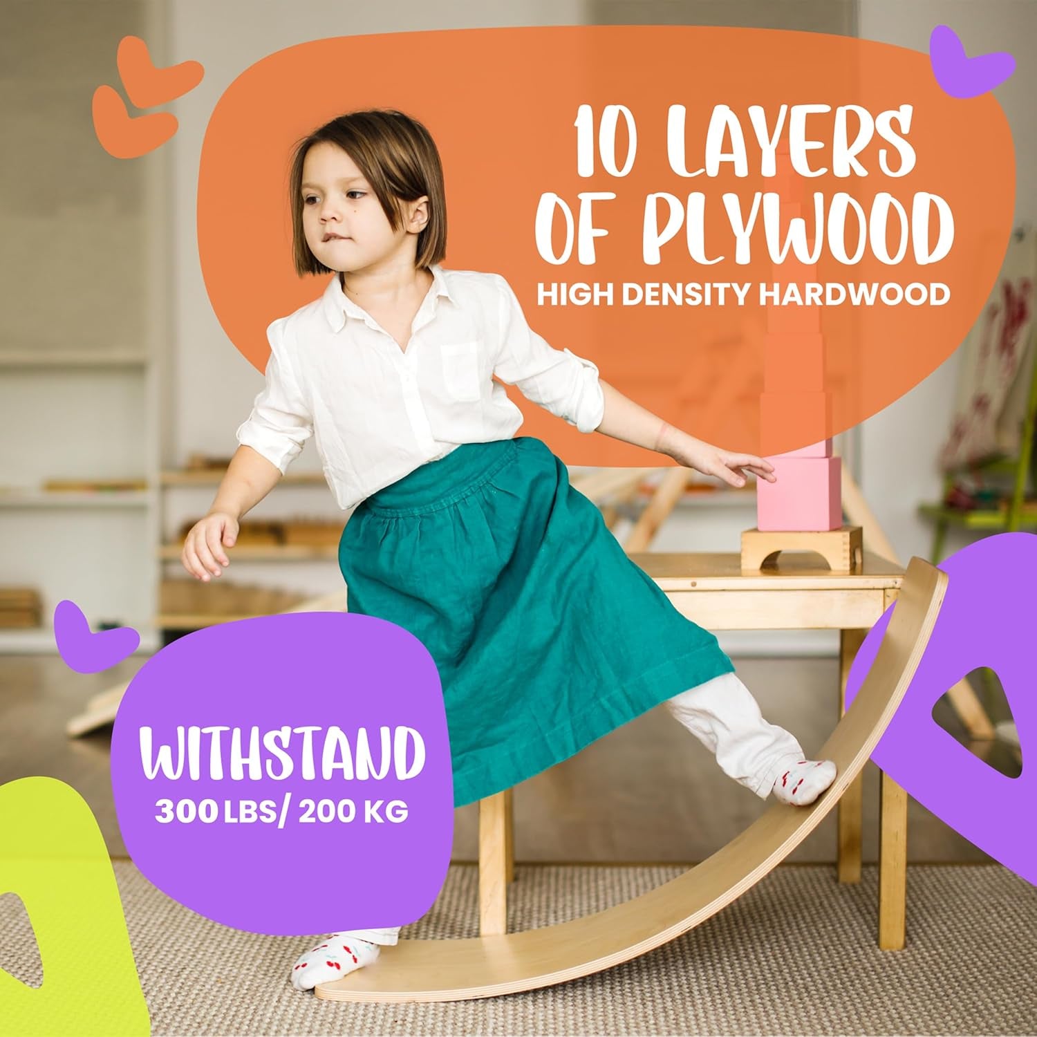 Ultimate Wooden Wobble Balance Board