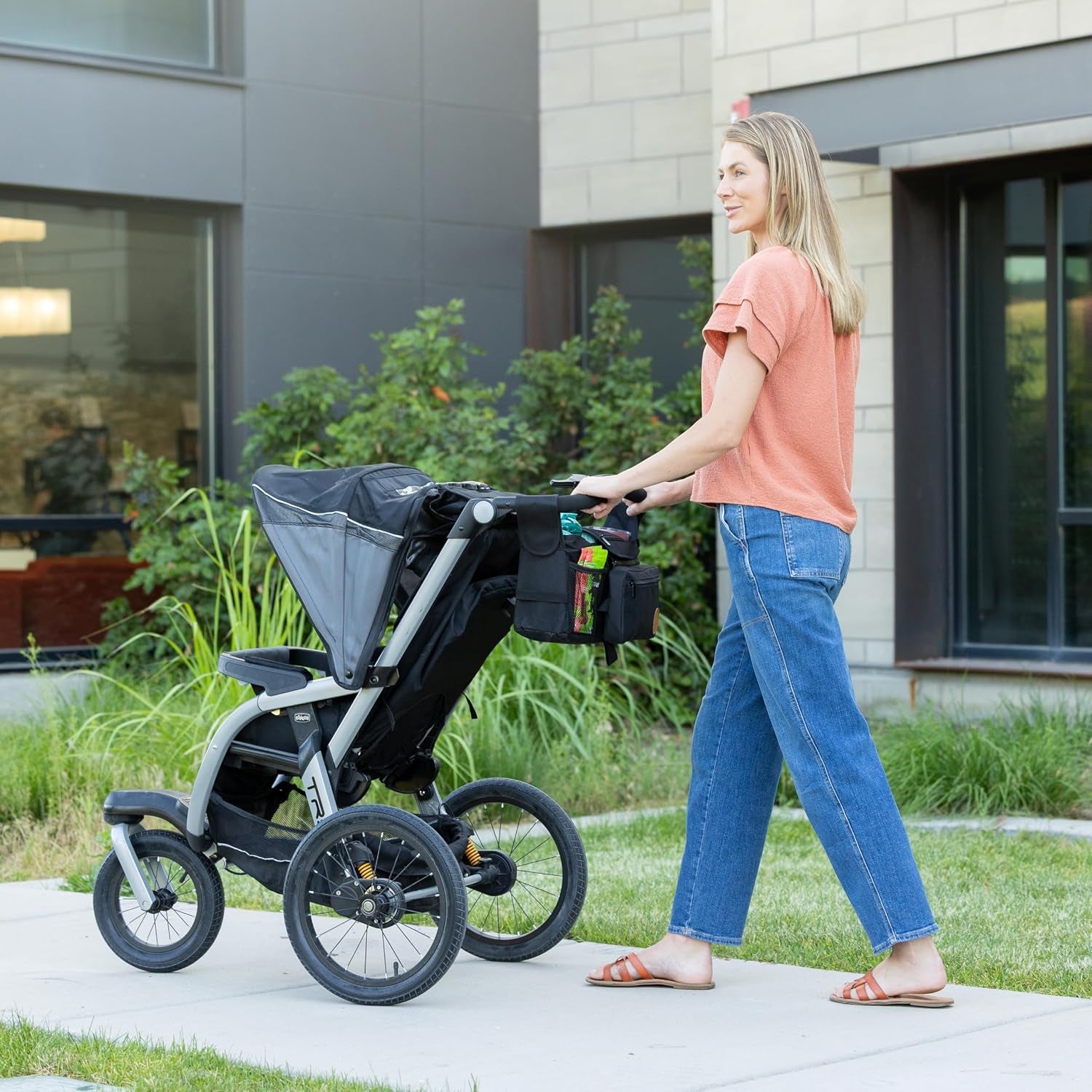 Universal Stroller Organizer with Insulated Cup Holders