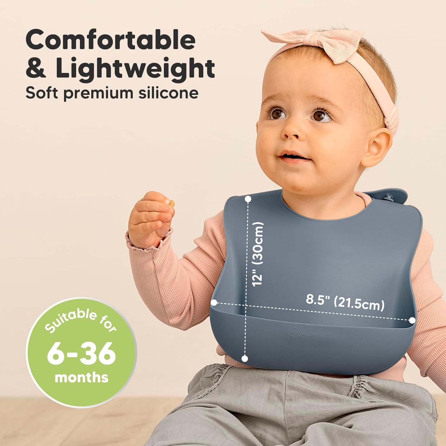 2-Pack Silicone Bibs
