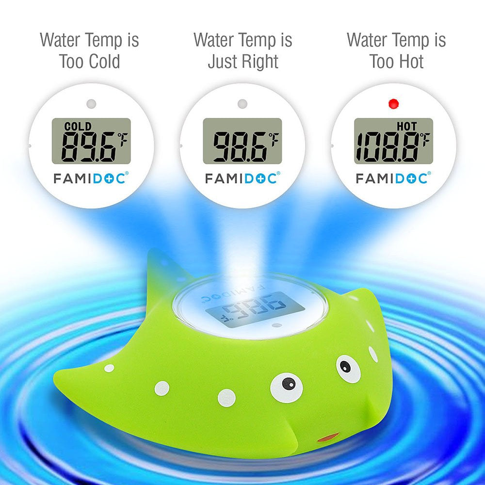 Baby Bath Thermometer with Room Thermometer