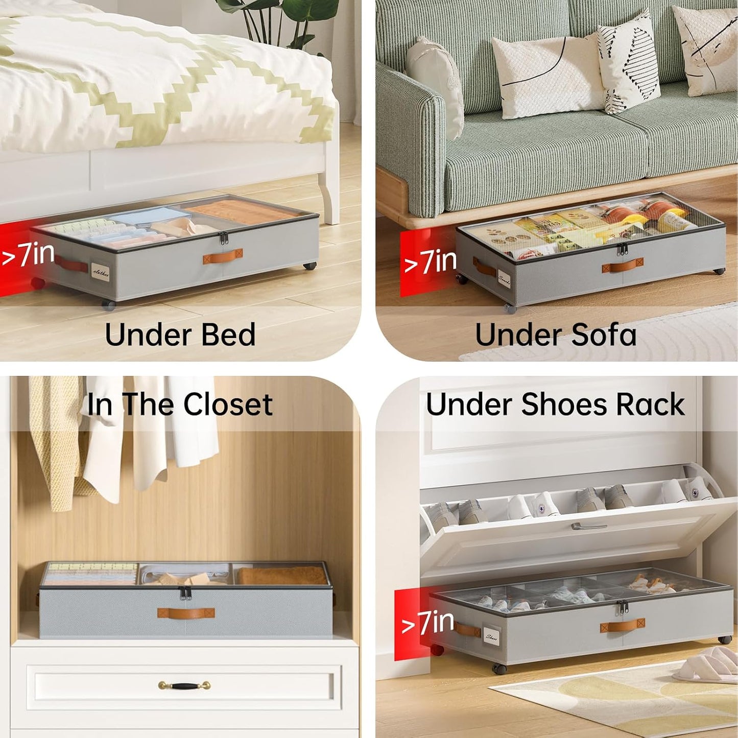 Rolling Under-Crib Storage Drawer – Smart Nursery Organizer