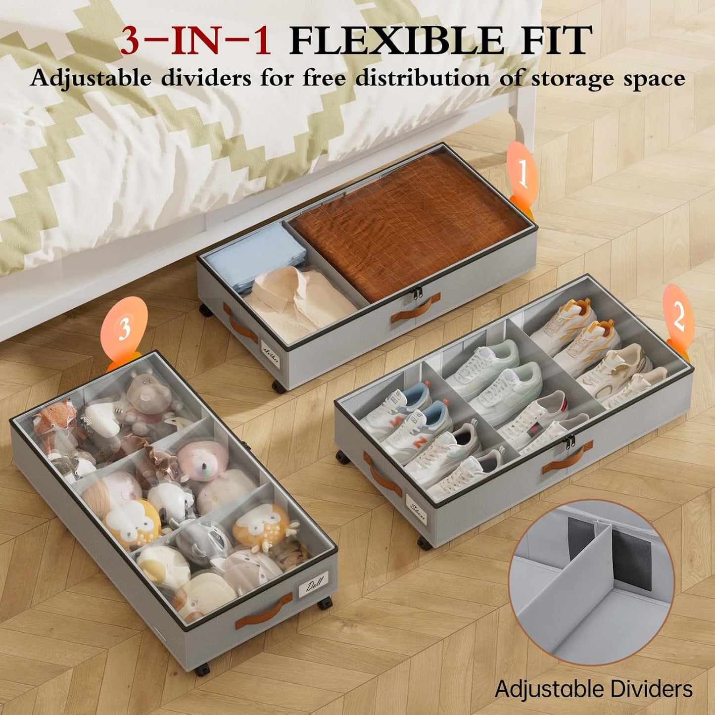 Rolling Under-Crib Storage Drawer – Smart Nursery Organizer