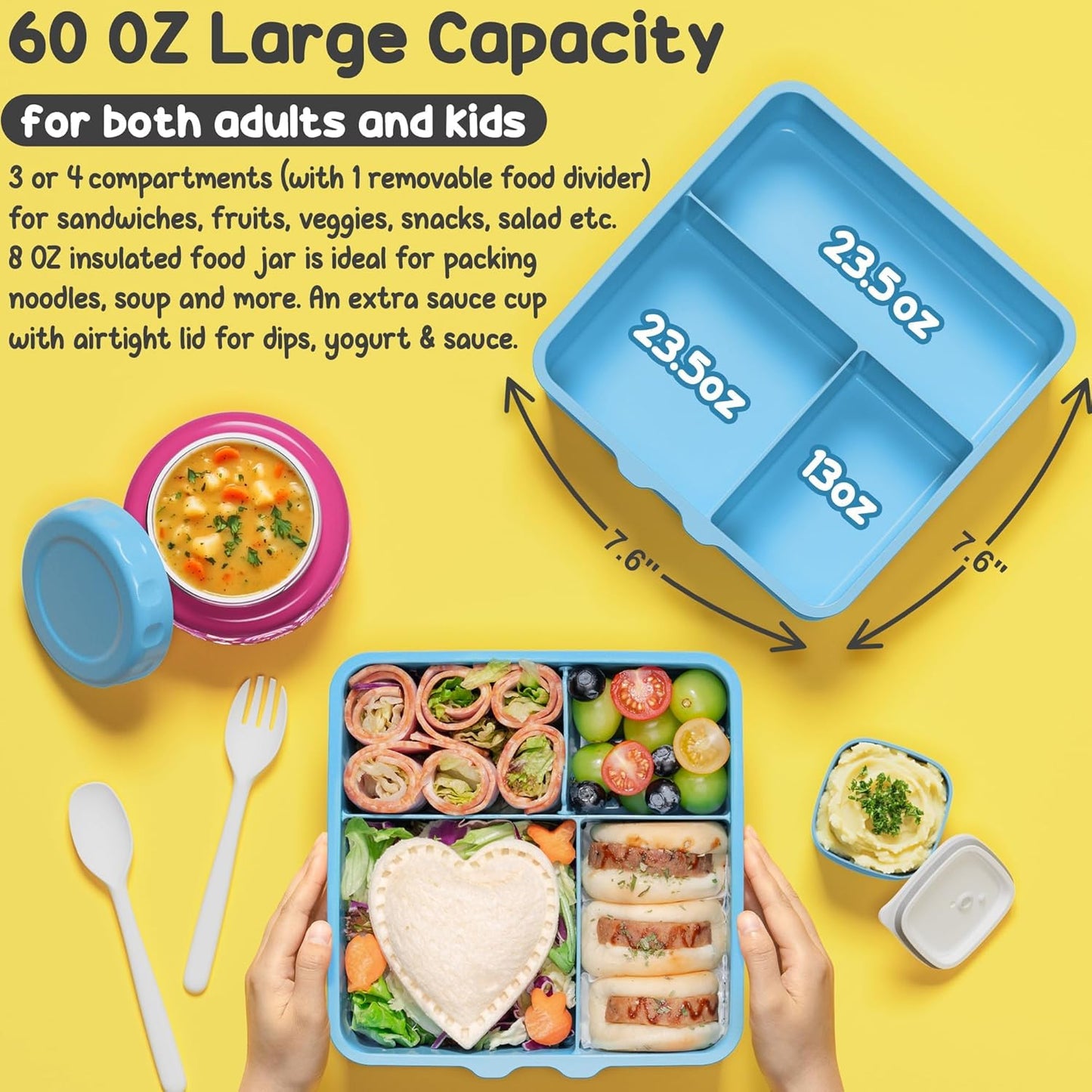 Kids Bento Lunch Box