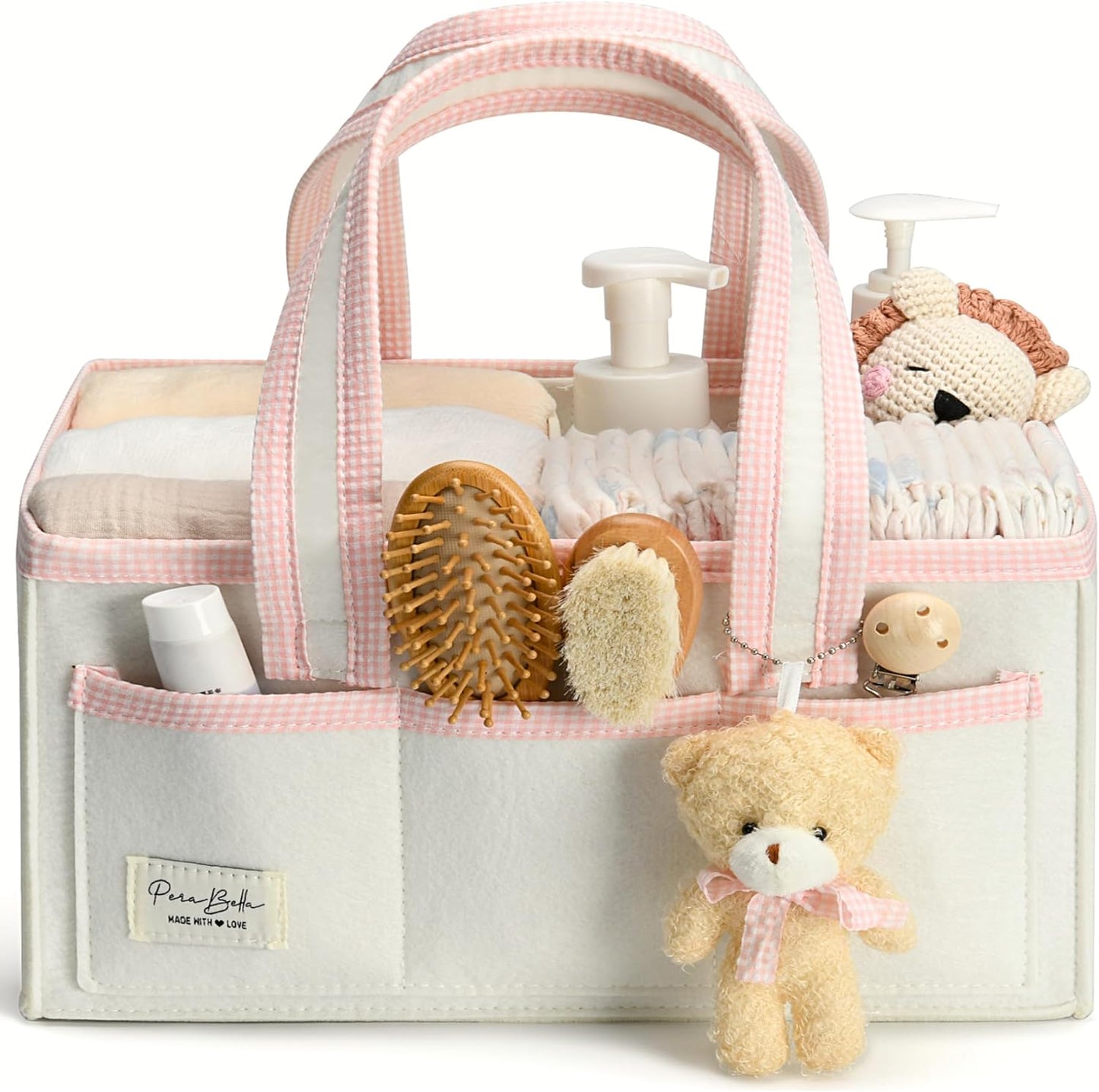 Felt Diaper Caddy Organizer