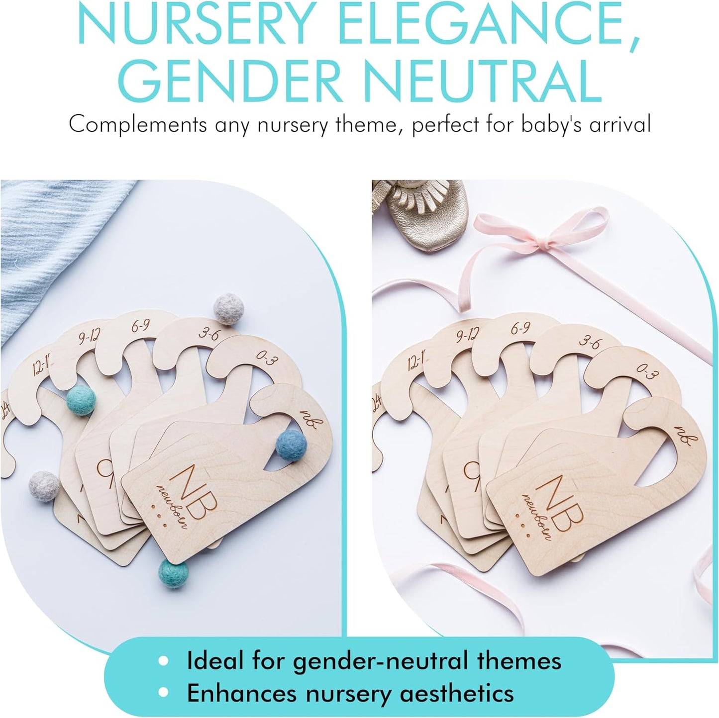 Wooden Baby Closet Dividers
