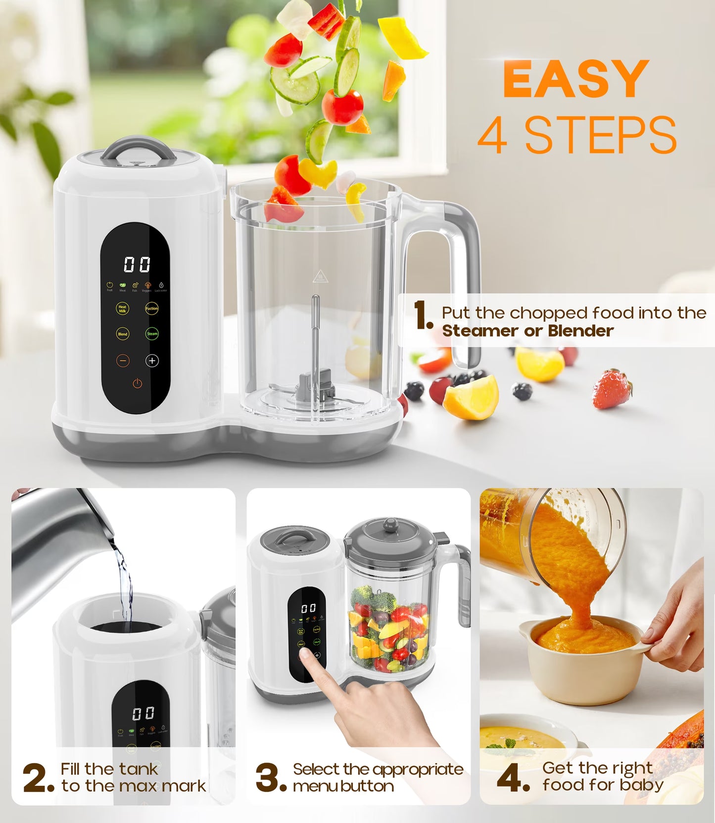 Baby Food Maker and Steamer
