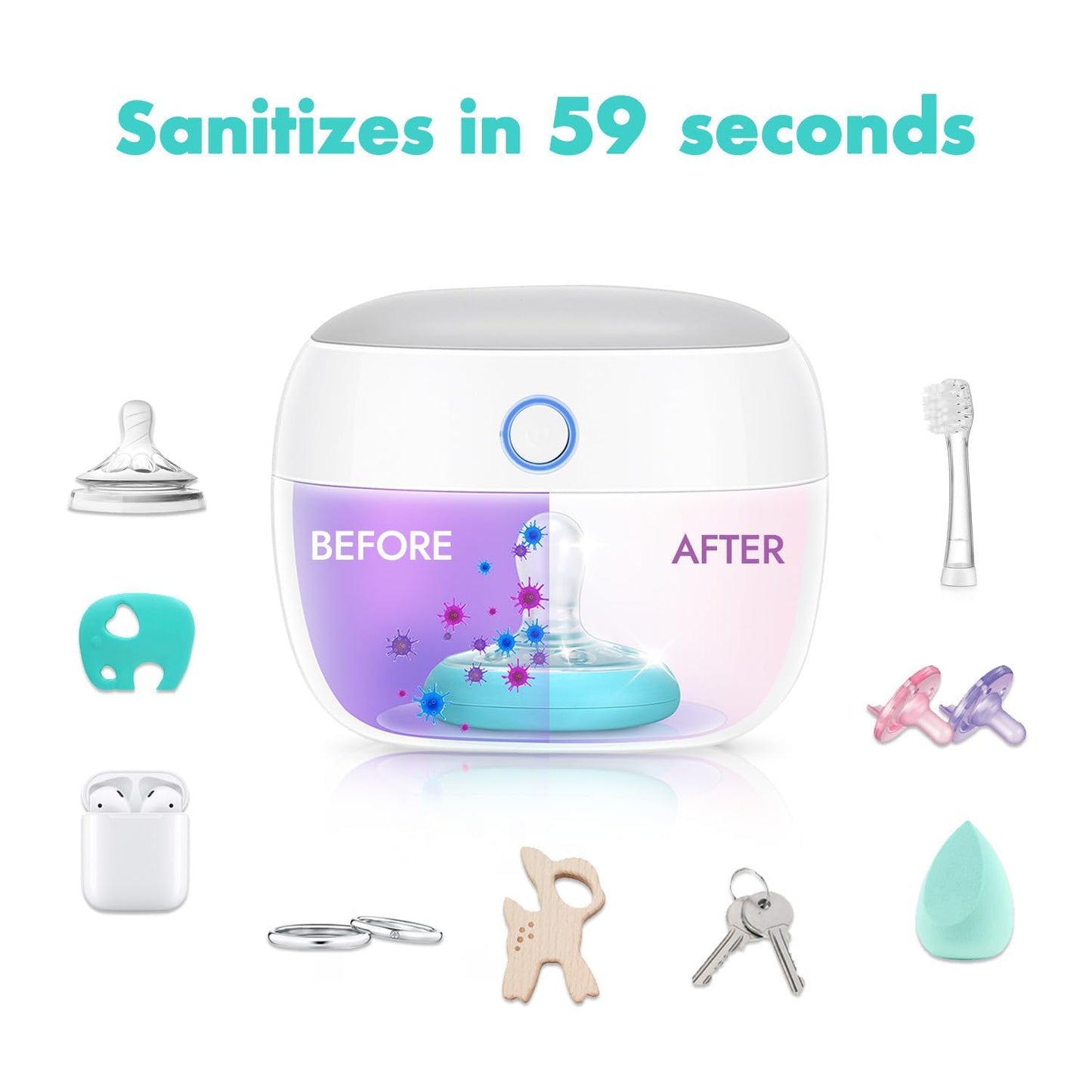 Portable UV Pacifier Sanitizer