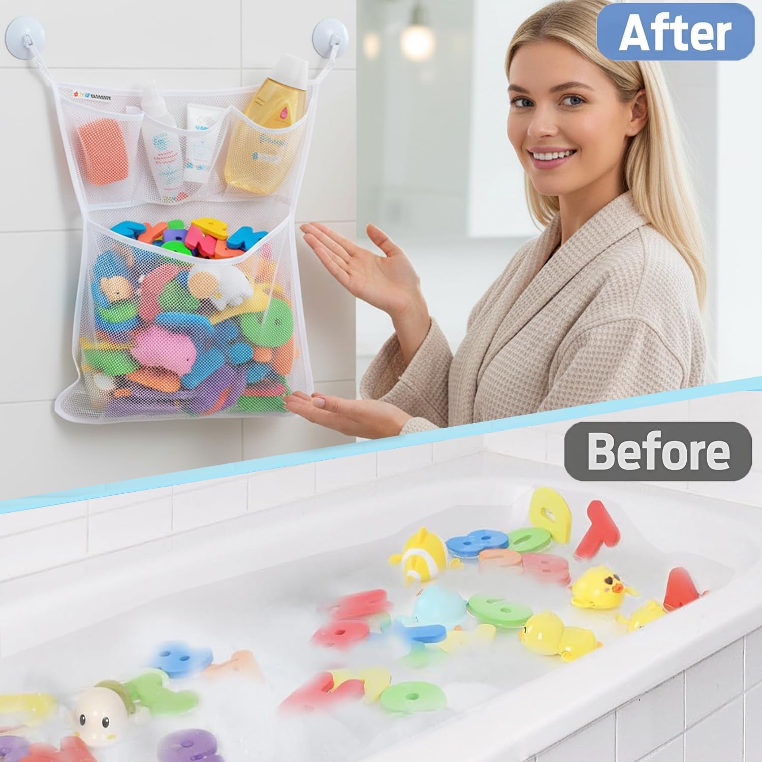 Bath Toy Mesh Organizer