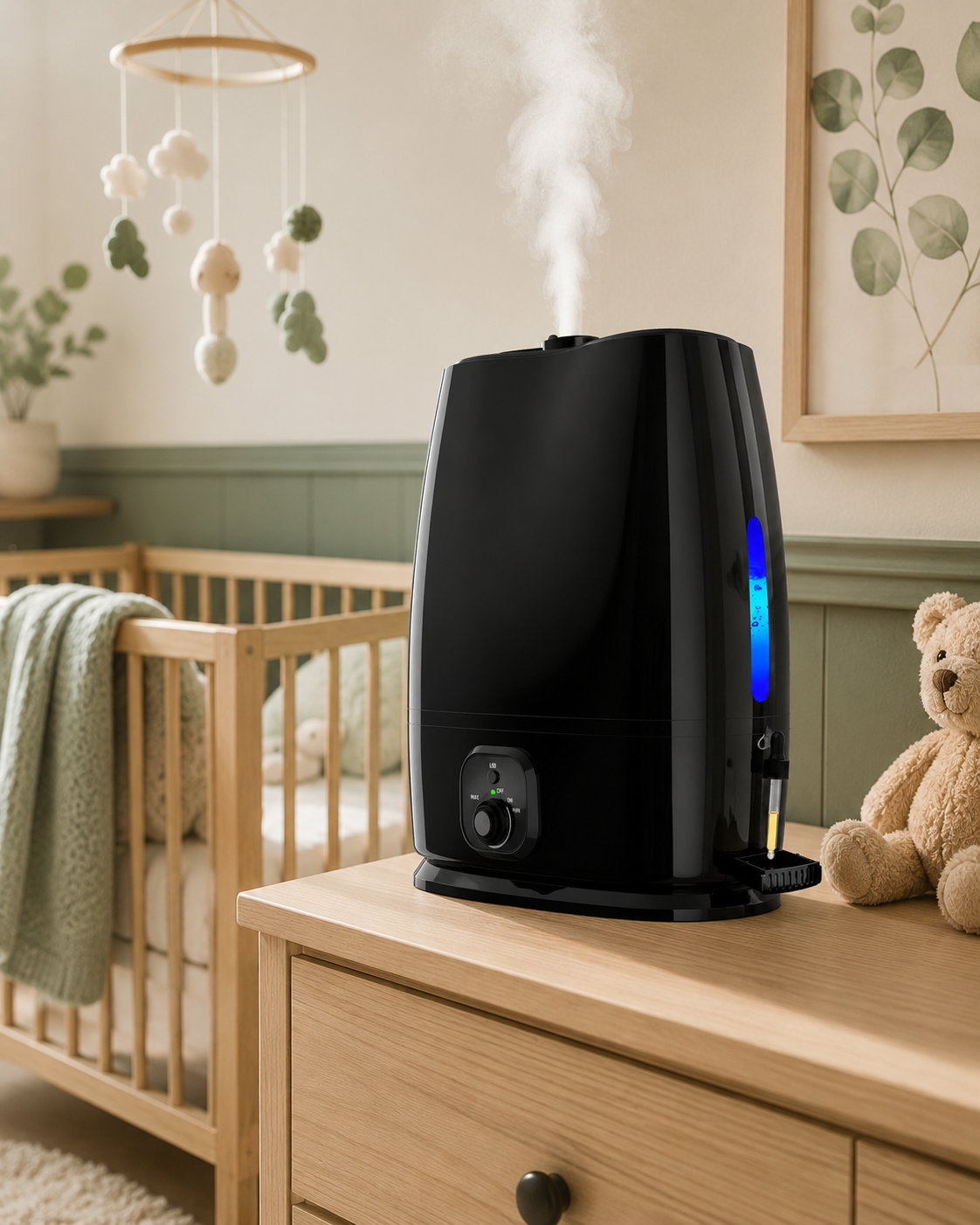 6L Ultra-Quiet Humidifier for Nursery – Deep Sleep & Health