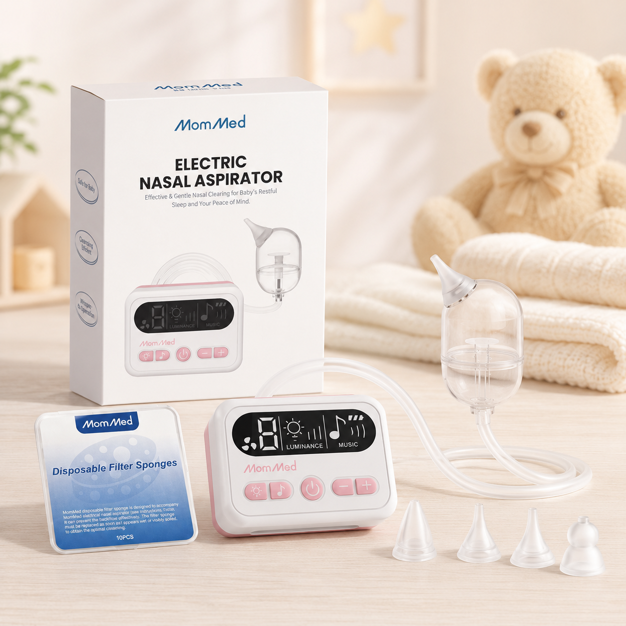 Gentle Electric Baby Nasal Aspirator – Safe & Effective Relief