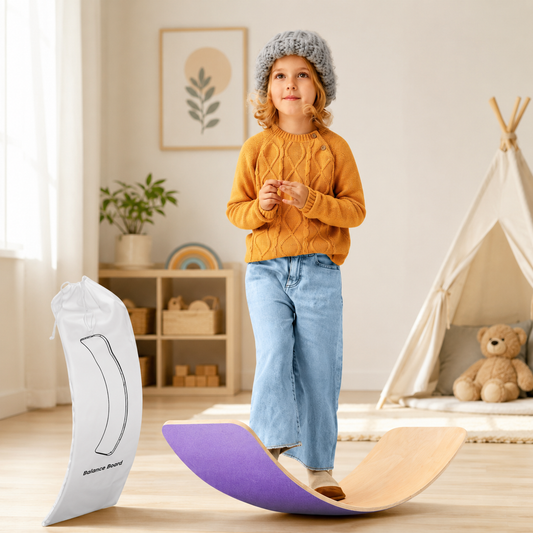 Ultimate Wooden Wobble Balance Board – Open-Ended Play