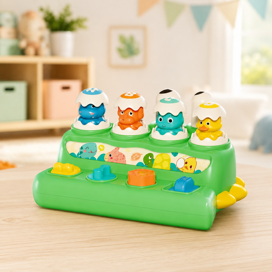 Peek-a-Boo Interactive Pop-Up Toy – Sensory Cause & Effect Learning