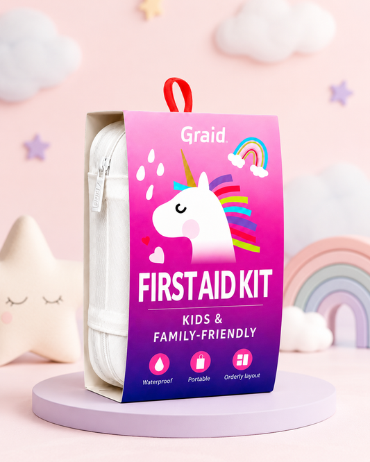 Kids Travel First Aid Kit (Unicorn Edition) – Be Prepared, Beautifully