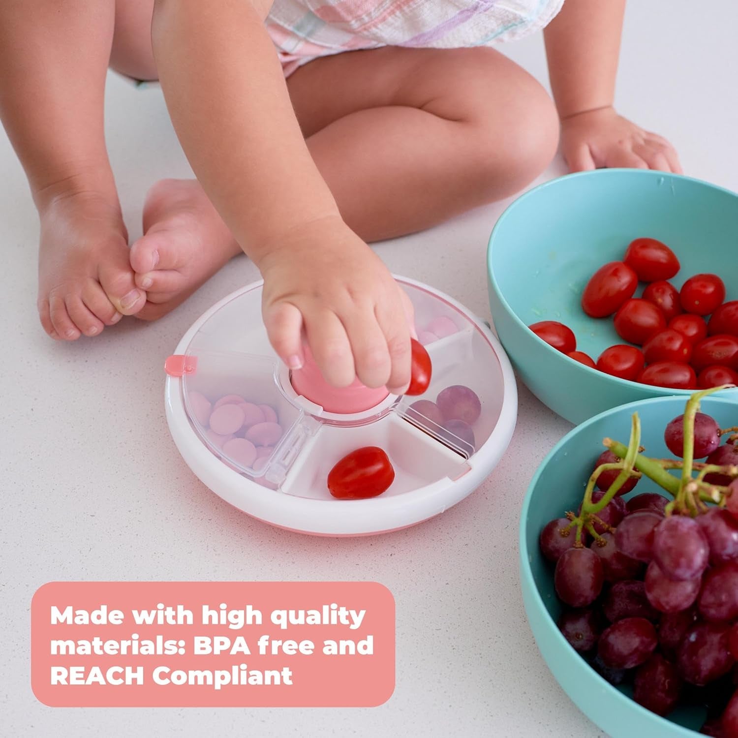 Kids Snack Spinner 5-Compartment
