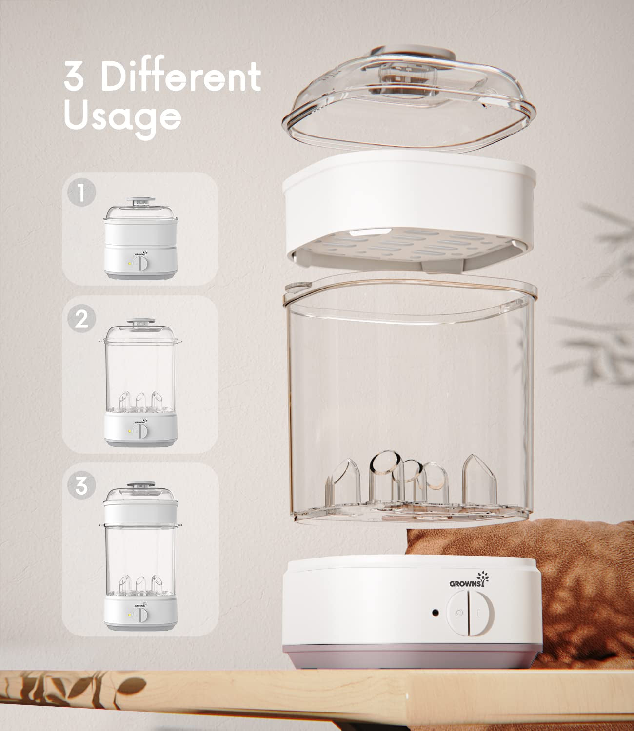 Electric Baby Bottle Steam Sterilizer