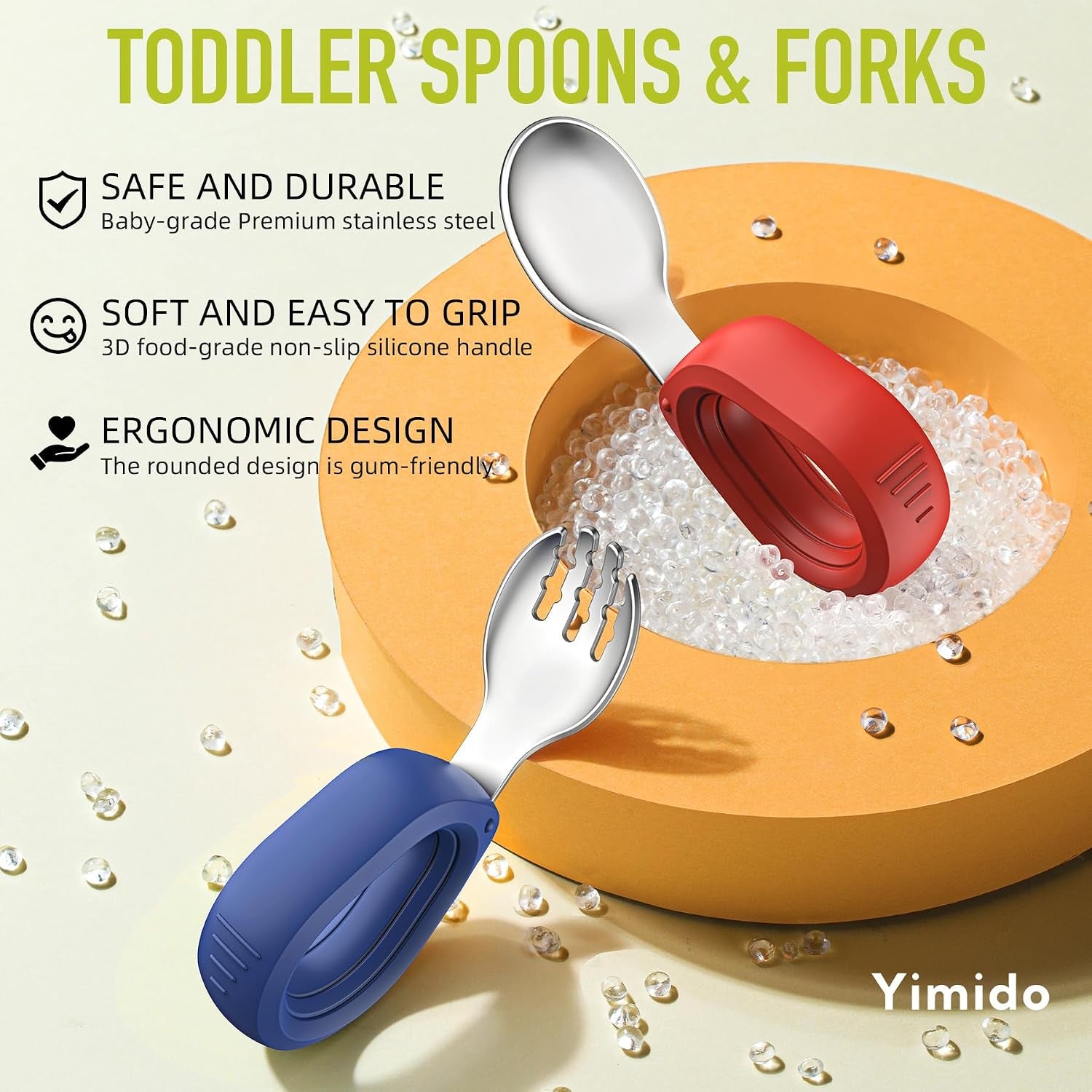 Lillycare Toddler Self-Feeding Utensil Set