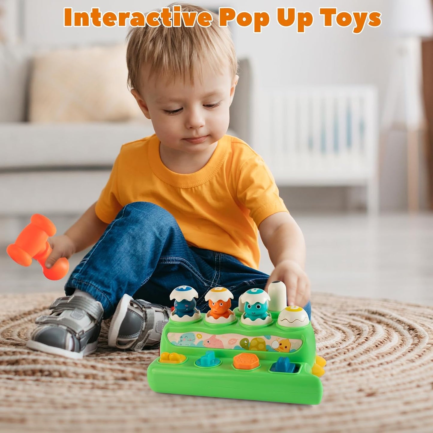 Interactive Cause and Effect Pop-Up Toy