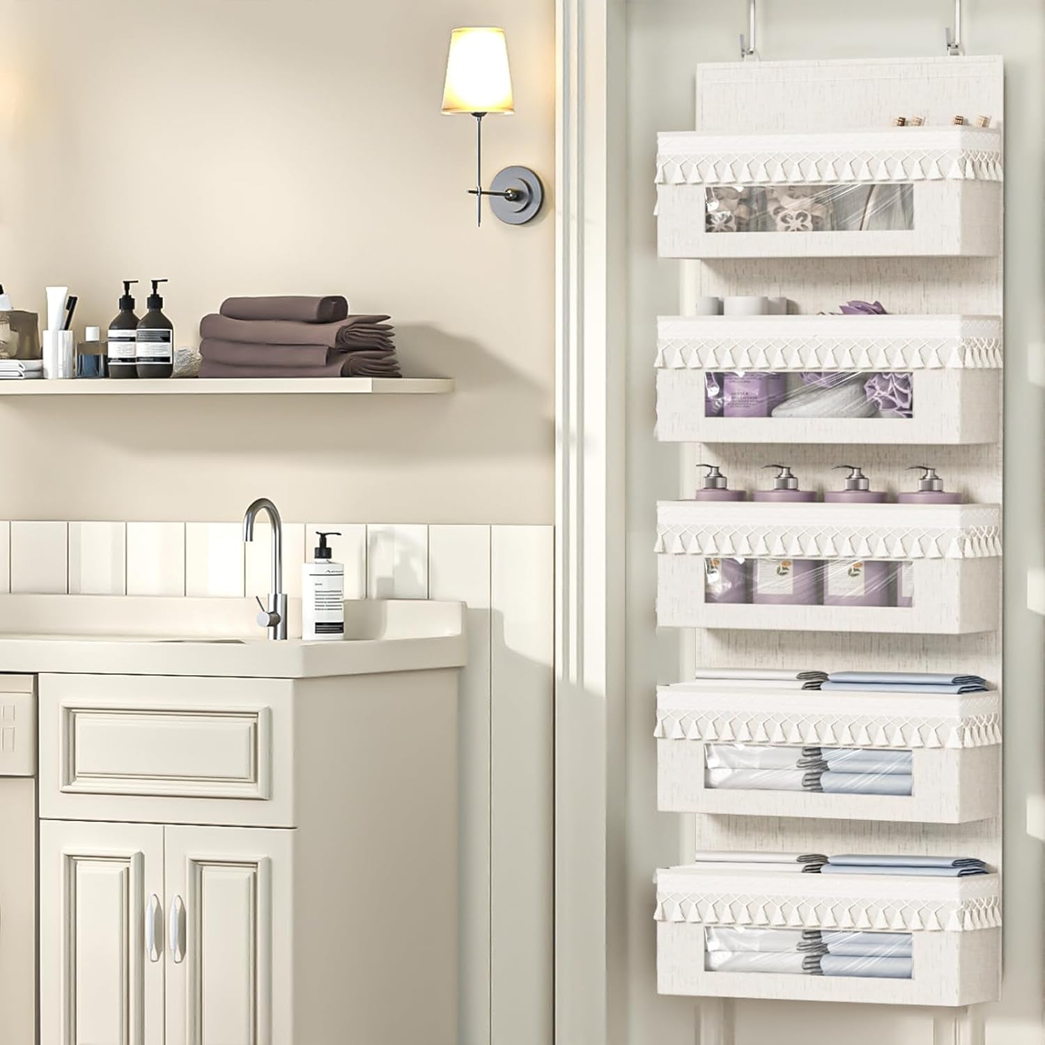 Boho 5-Tier Over-The-Door Organizer