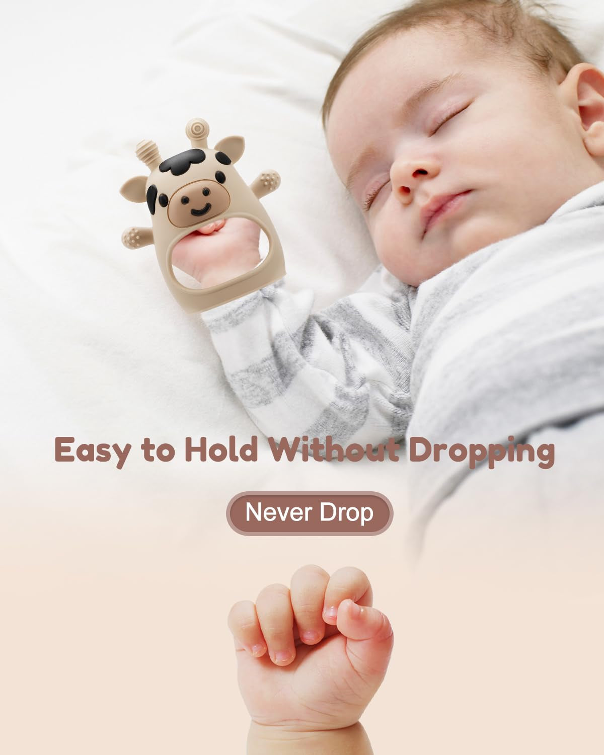 2-Pack Silicone Teething Mitten