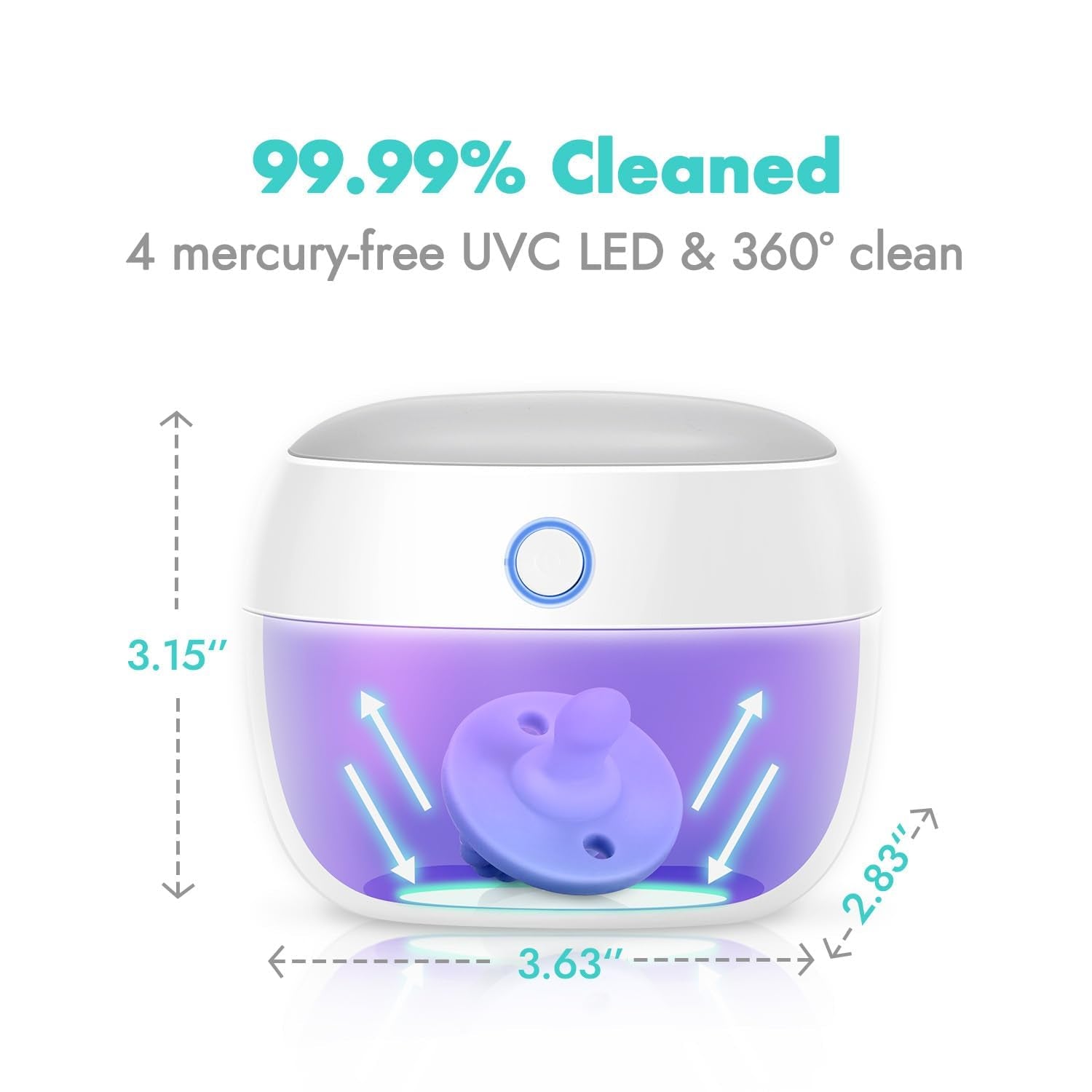 Portable UV Pacifier Sanitizer