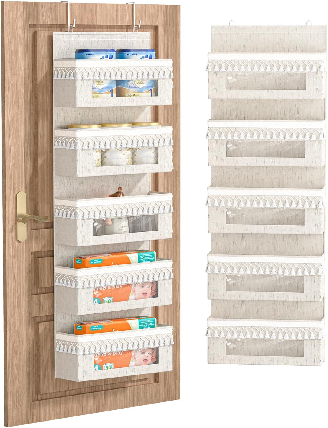 Boho 5-Tier Over-The-Door Organizer