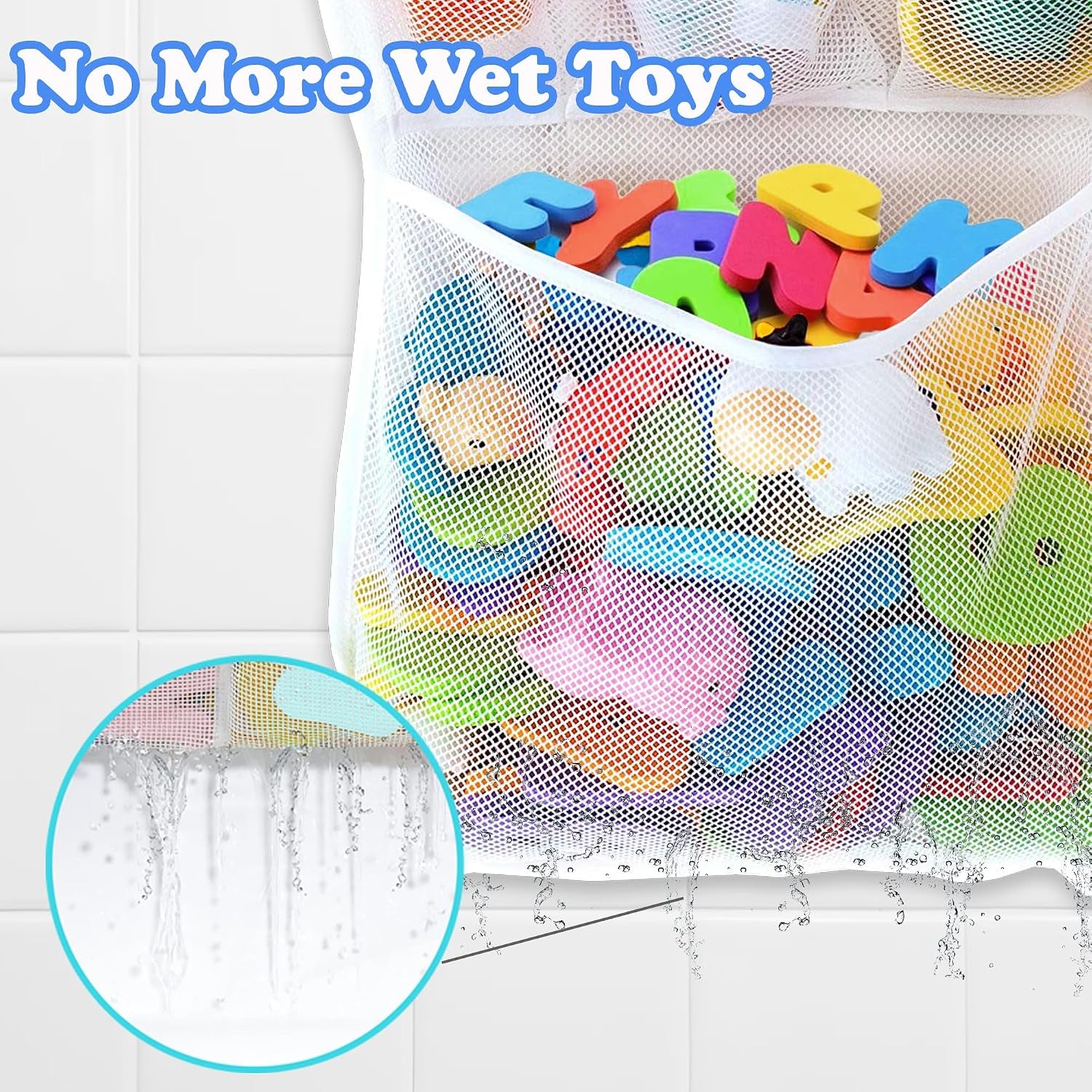 Bath Toy Mesh Organizer